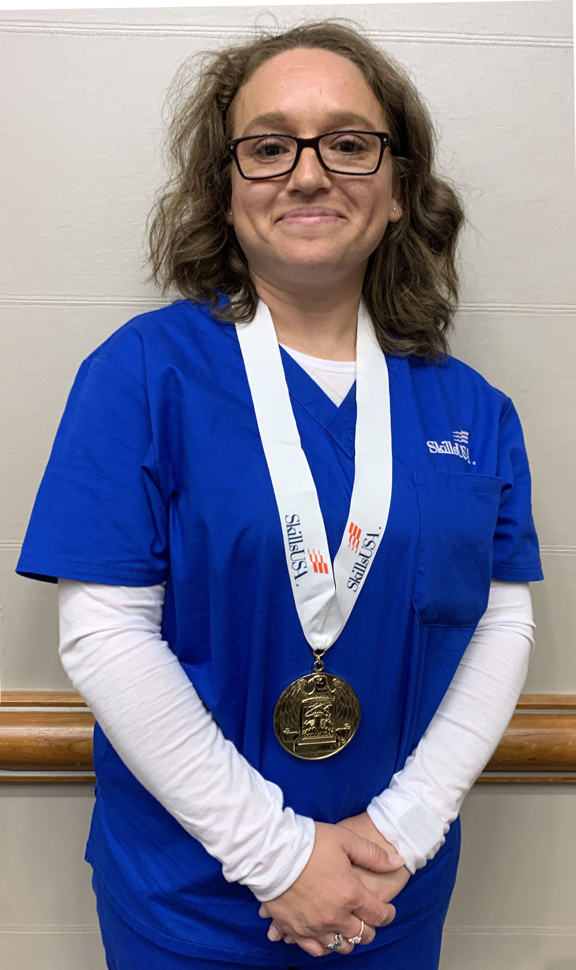 GNTC student Jacquelyn Beck received the gold medal in Medical Assisting.